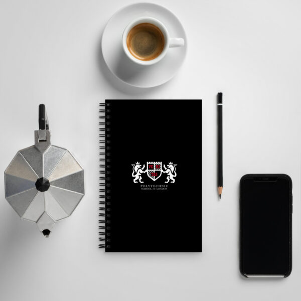 Spiral notebook black